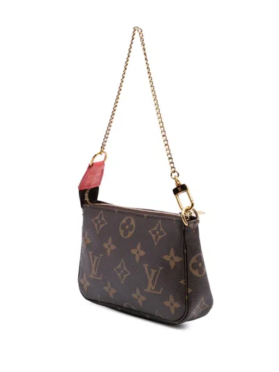 Pre-owned Louis Vuitton 2015 Monogram Evasion Illustre Mini Pochette Accessories Handbag