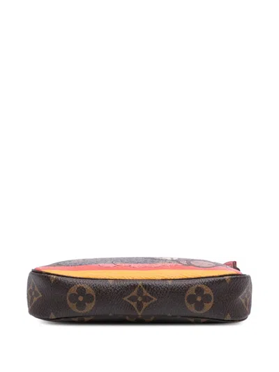 Pre-owned Louis Vuitton 2015 Monogram Evasion Illustre Mini Pochette Accessories Handbag