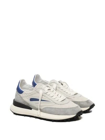 Date Platform Suede Sneakers In Gray