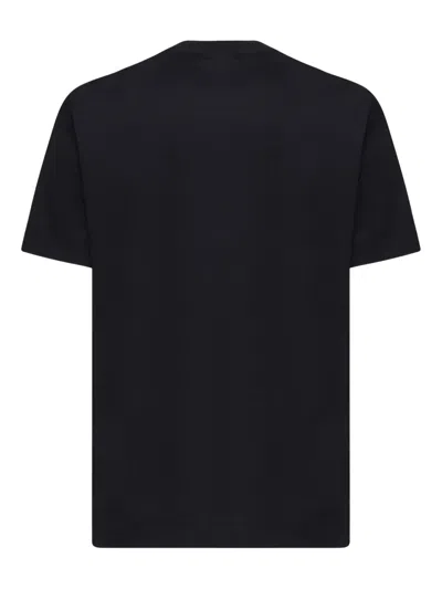 Giuliano Galiano Crew-neck Short-sleeve T-shirt In Black