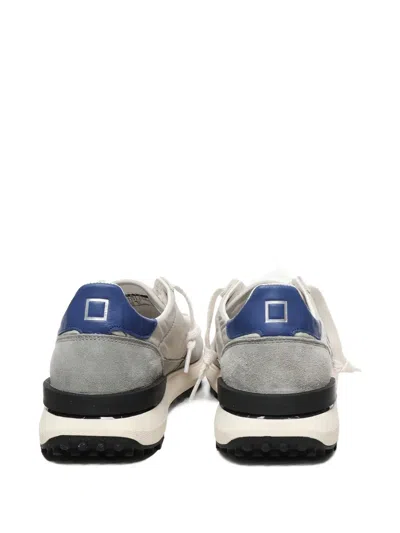 Date Platform Suede Sneakers In Gray
