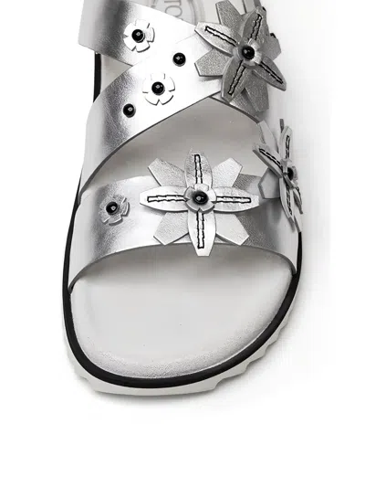 Tod's Flower-embellished Buckle Sandals
