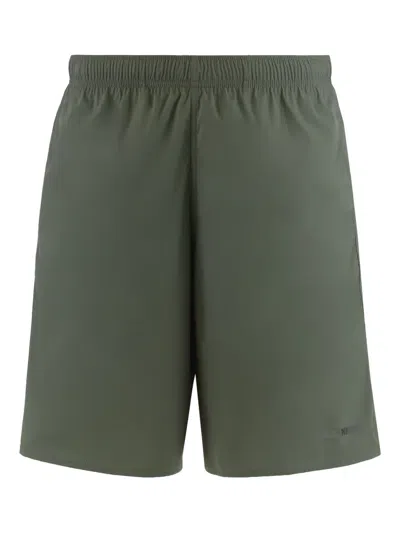 Jil Sander Drawstring-pocket Swim Shorts In Gray