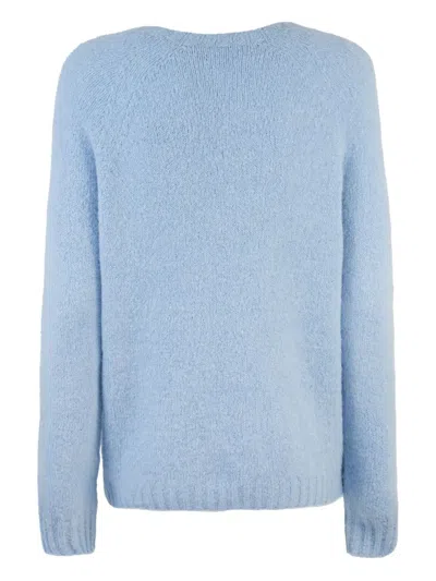 Weekend Max Mara Max Mara Weekend Sweaters Clear Blue In Blue