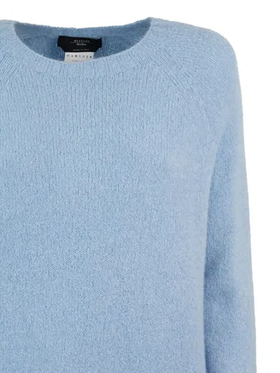 Weekend Max Mara Max Mara Weekend Sweaters Clear Blue In Blue
