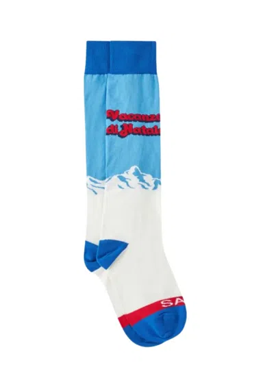 Mc2 Saint Barth Graphic-print Socks In Multi
