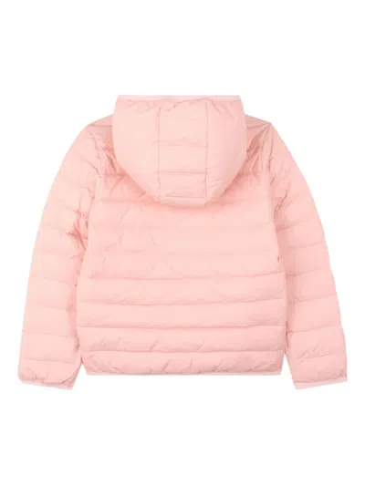 Kenzo Padded Reversible Hooded Jacket In Red