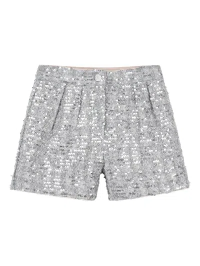 Billieblush Sequin-embellished Shorts In Gray