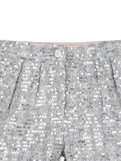 Billieblush Sequin-embellished Shorts In Gray