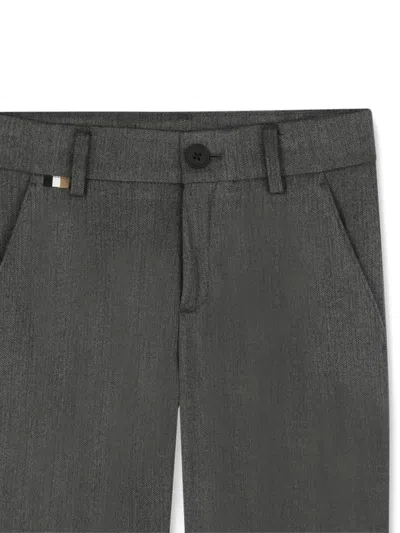 Bosswear Button-fastening Trousers In Black