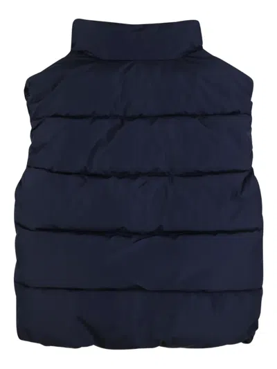 Bosswear Quilted Puffer Vest In Blue