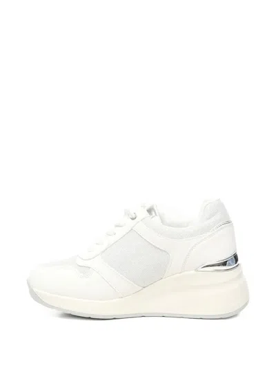Byblos Panelled Sneakers In White