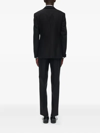 Fursac Virgin Wool Suit In Blue