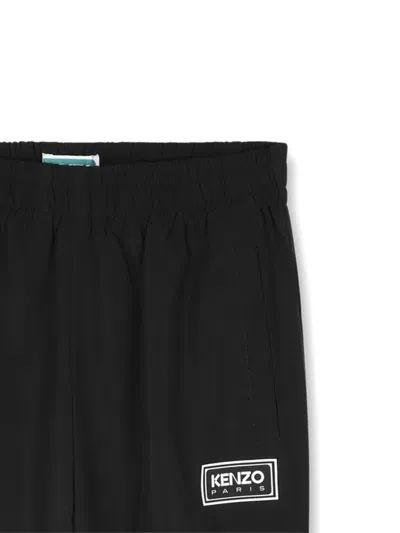 Kenzo Elasticated Track Pants In Blue