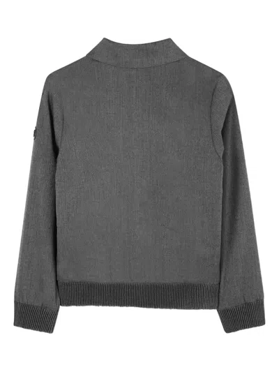 Bosswear Zip-up Bomber Jacket In Gray