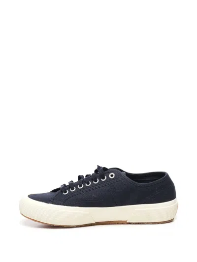 Superga Lace-up Canvas Sneakers In Blue