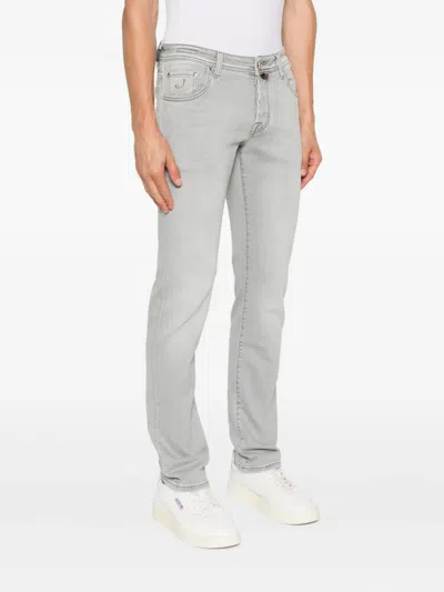 Jacob Cohen Nick 5-pocket Slim Fit Pants In White