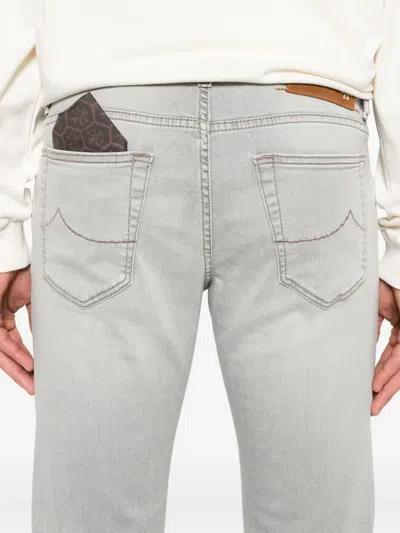 Jacob Cohen Nick 5-pocket Slim Fit Pants In White