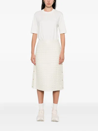 Moncler Logo-patch T-shirt In White