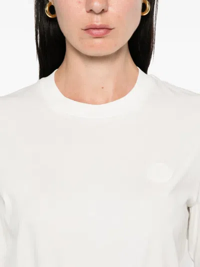 Moncler Logo-patch T-shirt In White