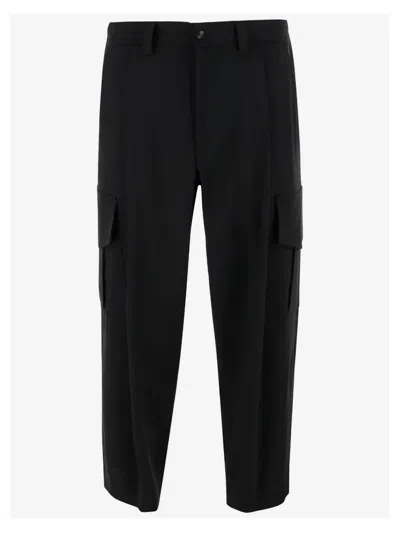 Giorgio Armani Wool Cargo Pants With Tailored Silhouette