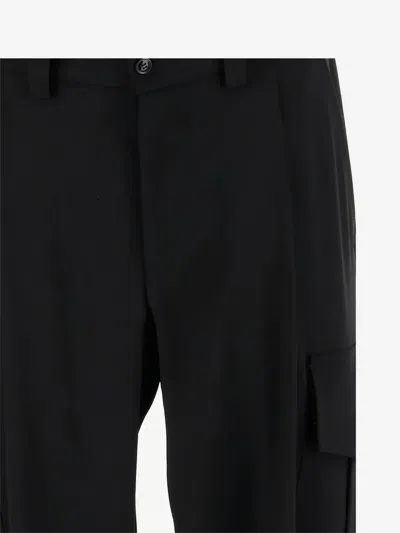 Giorgio Armani Wool Cargo Pants With Tailored Silhouette