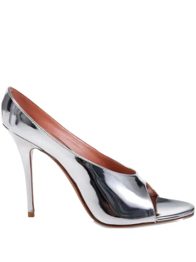 Amina Muaddi 105mm Anok Peep-toe Sandals
