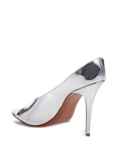 Amina Muaddi 105mm Anok Peep-toe Sandals