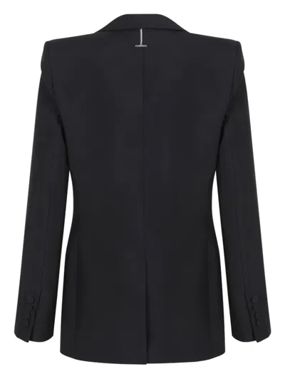Alexander Mcqueen Satin-lapel Wool Jacket In Black