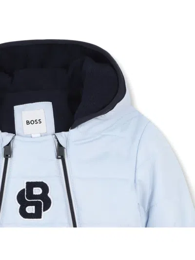Bosswear Padded Hooded Snowsuit In White