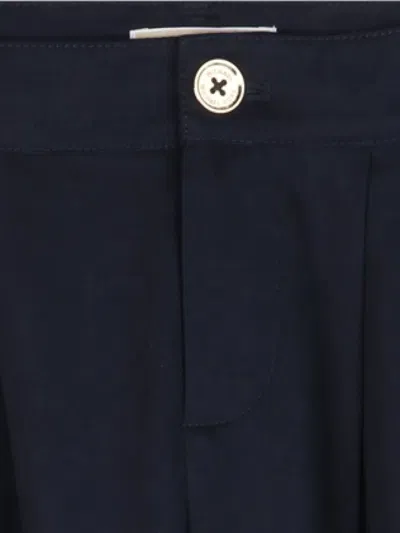 Michael Kors Pleated Trousers In Black