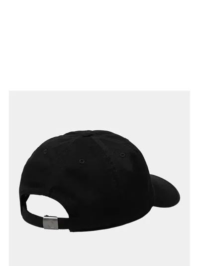 Carhartt Embroidered-logo Baseball Cap In Black