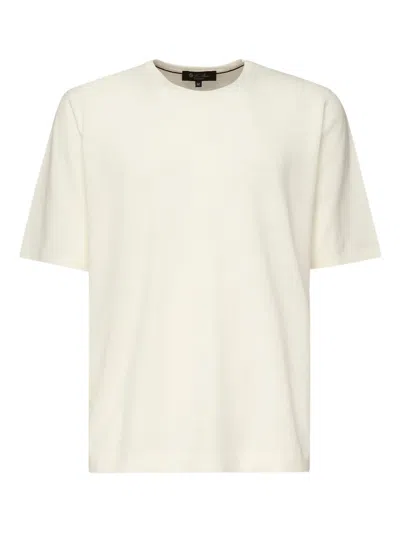 Loro Piana Short-sleeve Cotton T-shirt In White