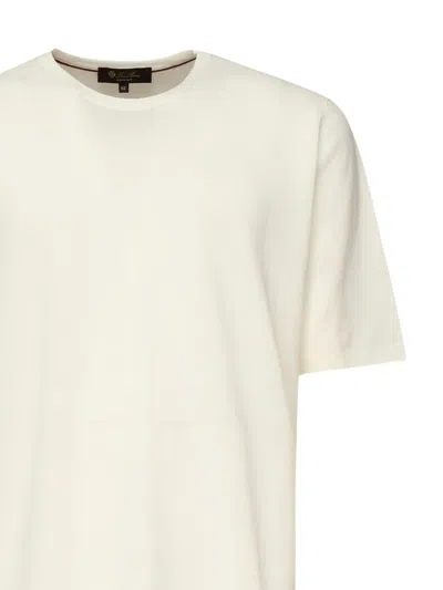 Loro Piana Short-sleeve Cotton T-shirt In White