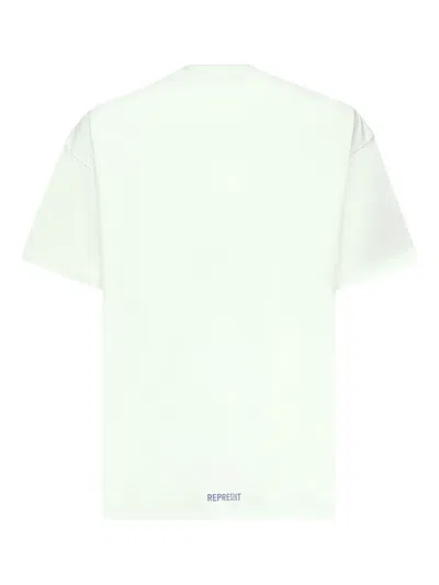 Represent Oversized Crew Neck T-shirt With Bold Print In Green