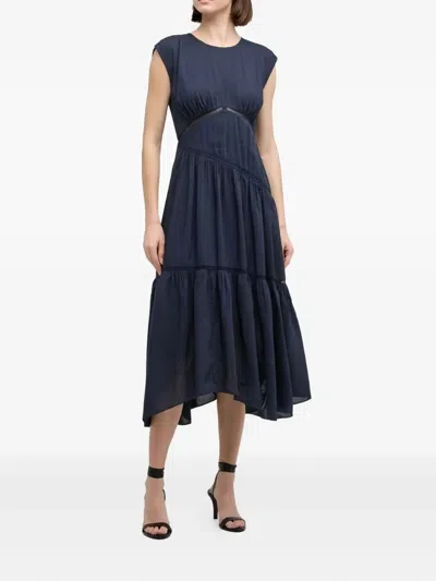 Frame Gathered Midi Dress
