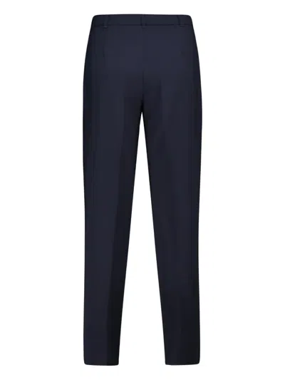 Max Mara Pressed-pleats Trousers In Black