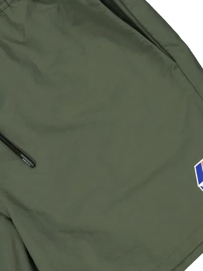 K-way Le Vrai 3.0 Olivier Swim Shorts In Green