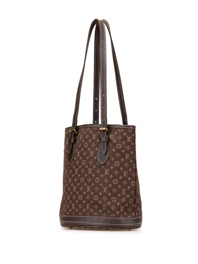 Pre-owned Louis Vuitton 2006 Monogram Mini Lin Pm Bucket Bag