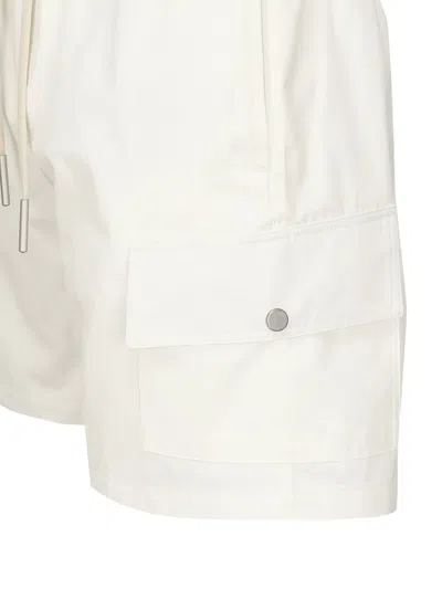 Giuliano Galiano Drawstring Cargo Shorts In White