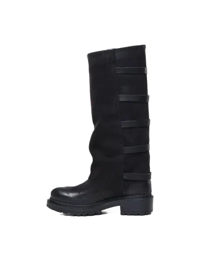 Metisse 45mm Suede Knee-length Boots In Black