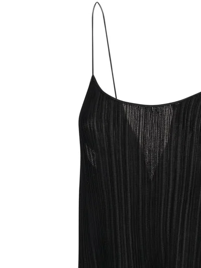 Tom Ford Ribbed Tank Top In Black