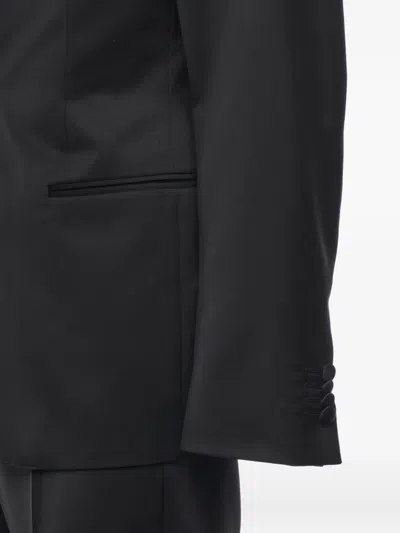 Zegna Single-breasted Suit In Black