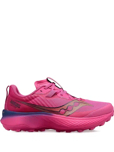 Saucony Endorphin Edge Trail Trainers In Pink