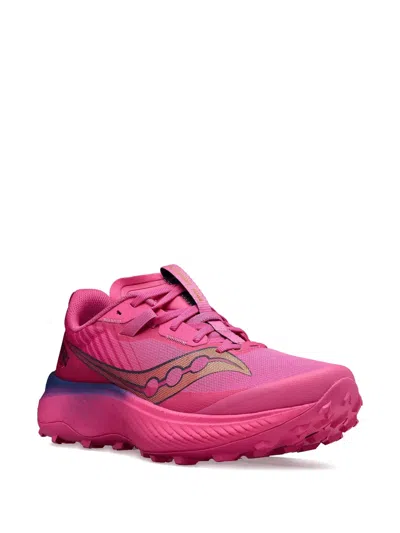 Saucony Endorphin Edge Trail Trainers In Pink