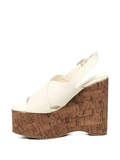 V73 100mm Kornelia Cross-strap Wedge Sandals