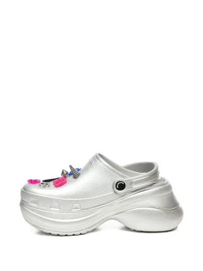 Balenciaga X Crocs Platform Embellished Mules