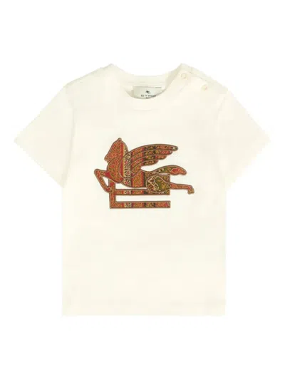Etro Pegasp-patch T-shirt In White