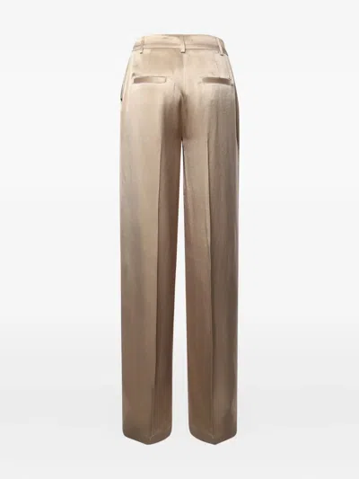 Marciano Fannie High-waist Straight Trousers In Neutral