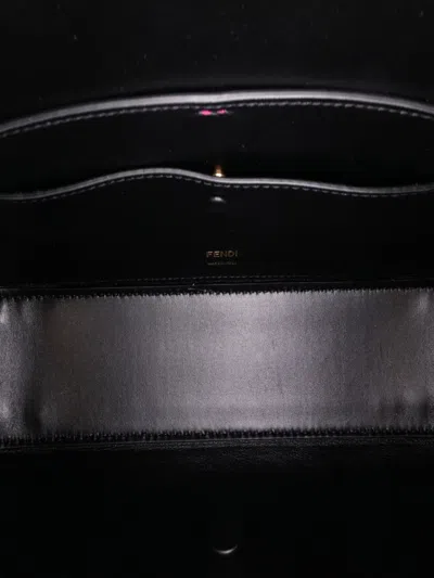 Pre-owned Fendi 2010-2024 Stefano Pilati Nappa Twist Baguette Satchel In Red